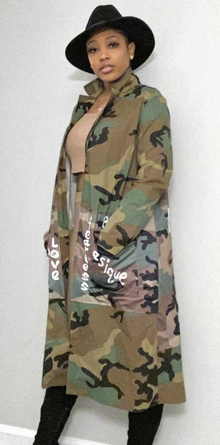 Camouflage Maxi Jackets